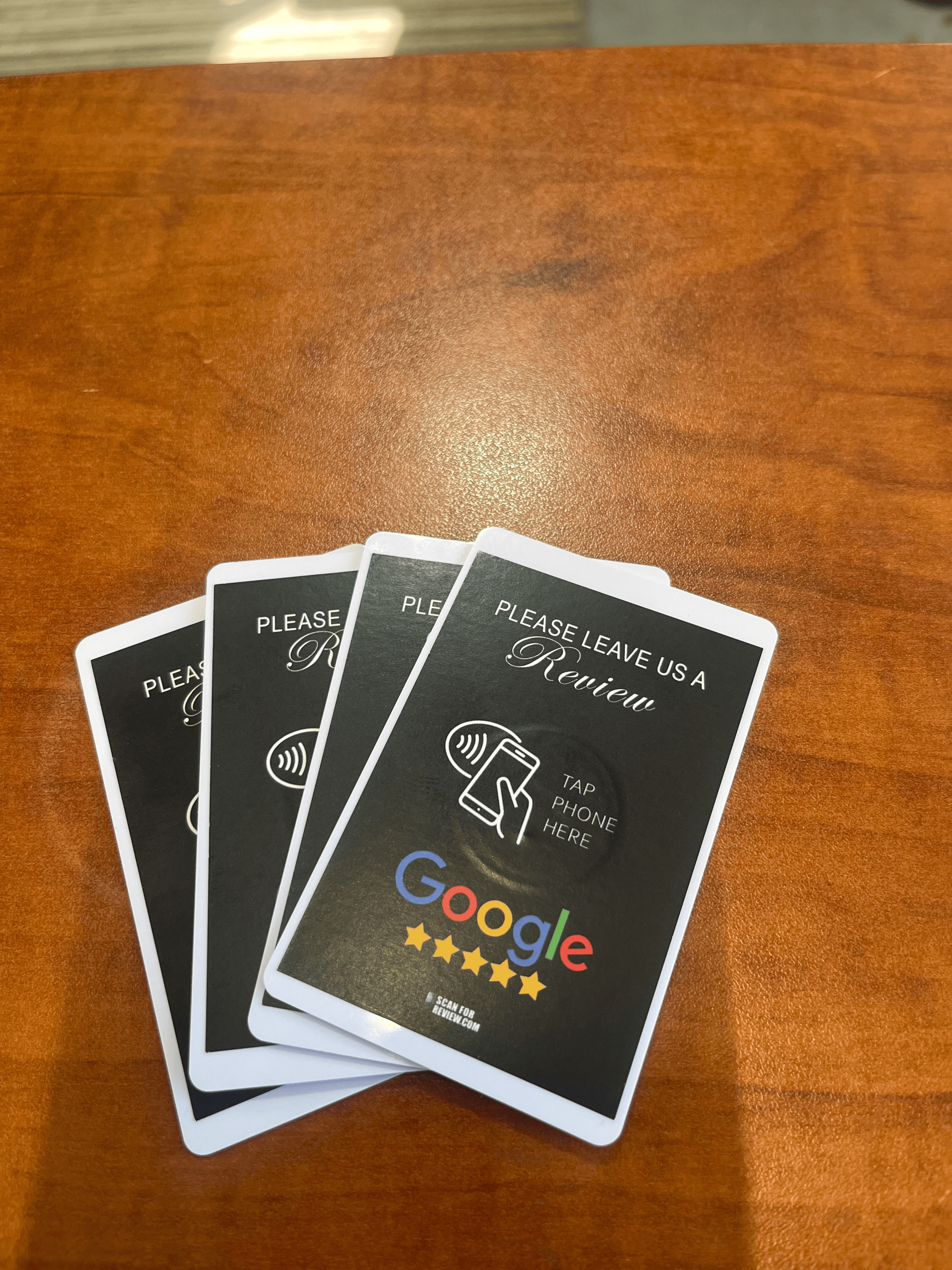 Custom Card on Table