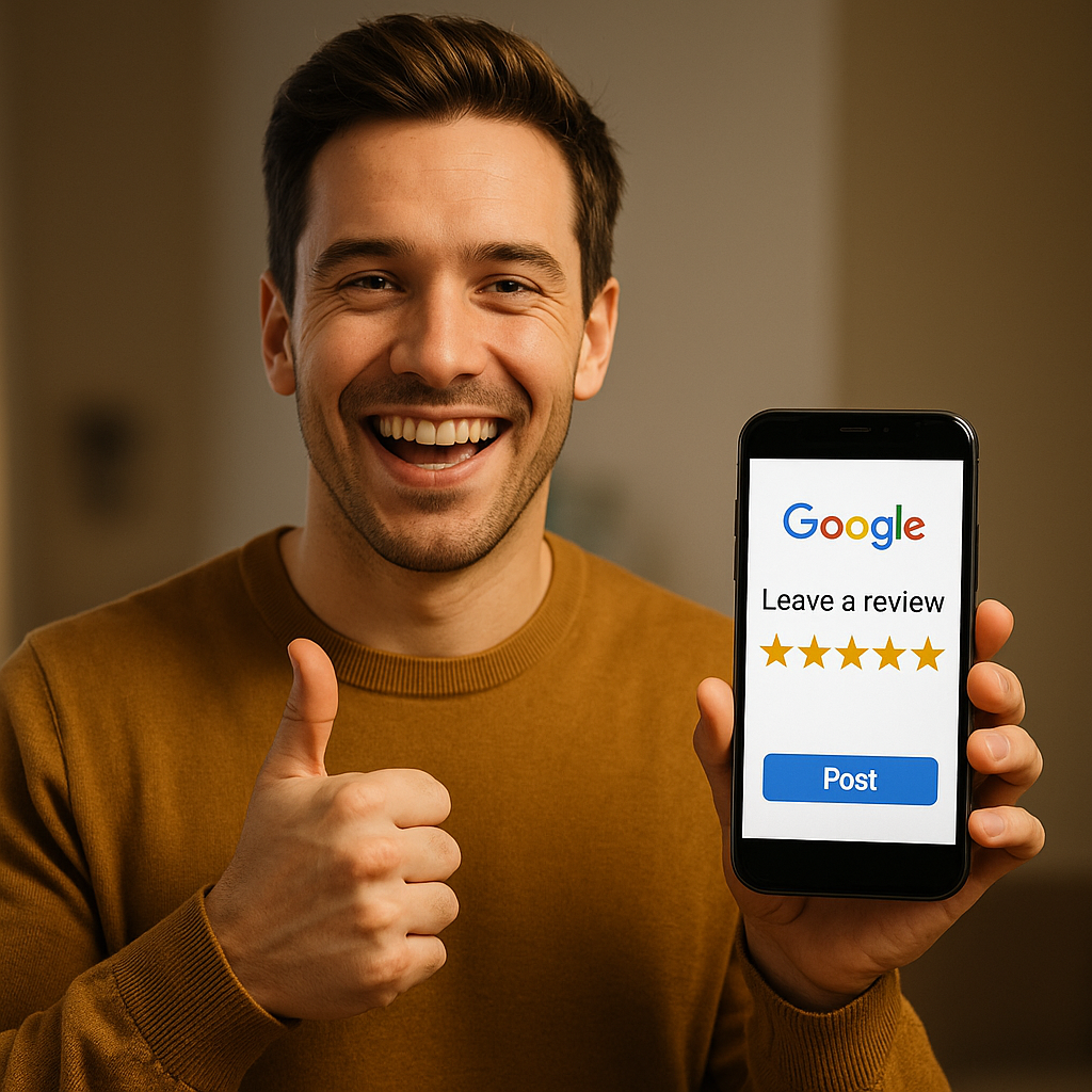 Happy Customer with 5 Star Review